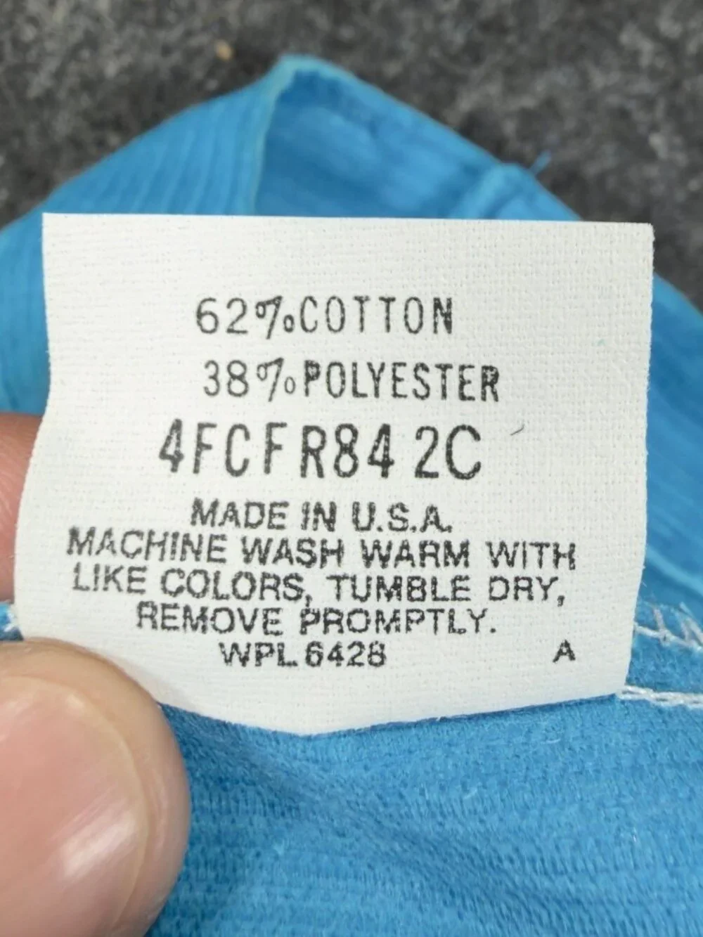 Maverick Corduroy Pants Girls 8 Slim Blue Cotton Blend Vintage 80s Deadstock NWT